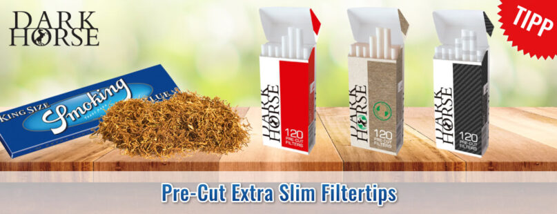 Pre-Cut Extra Slim Filtertips