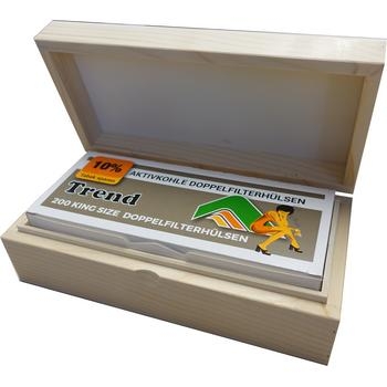 Zigaretten Box aus Holz für 200 Zigis - Tabac-Trends