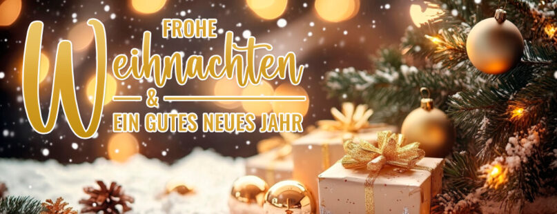 Frohe Weihnachten & ein gutes neues Jahr