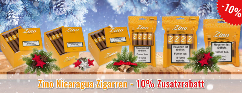 Zino Nicaragua Zigarren - 10% Zusatzrabatt