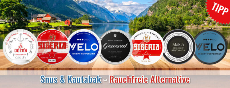 Snus & Kautabak - Rauchfreie Alternative